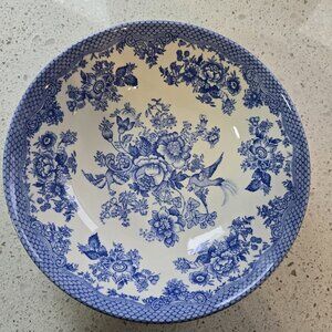 Royal Stafford Asiatic Pheasant Blue Round Soup Pasta Salad Snack Bowl 8" 4 pcs